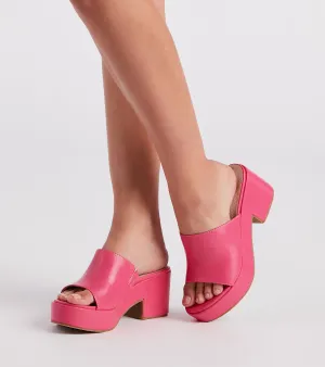Amozae-Fabulous Vibes Platform Mules