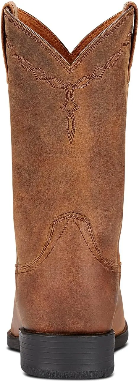 Ariat Heritage Roper Western Boots- Mens Traditional Leather Country Boot
