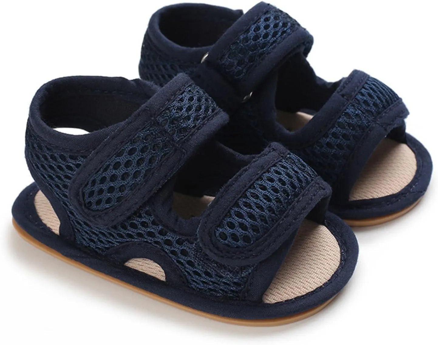 Baby Boys Girls Sandals Soft Anti-Slip Breathable Sandals Infant Summer Outdoor Beach Shoes Toddler First Walkers Crib Shoes