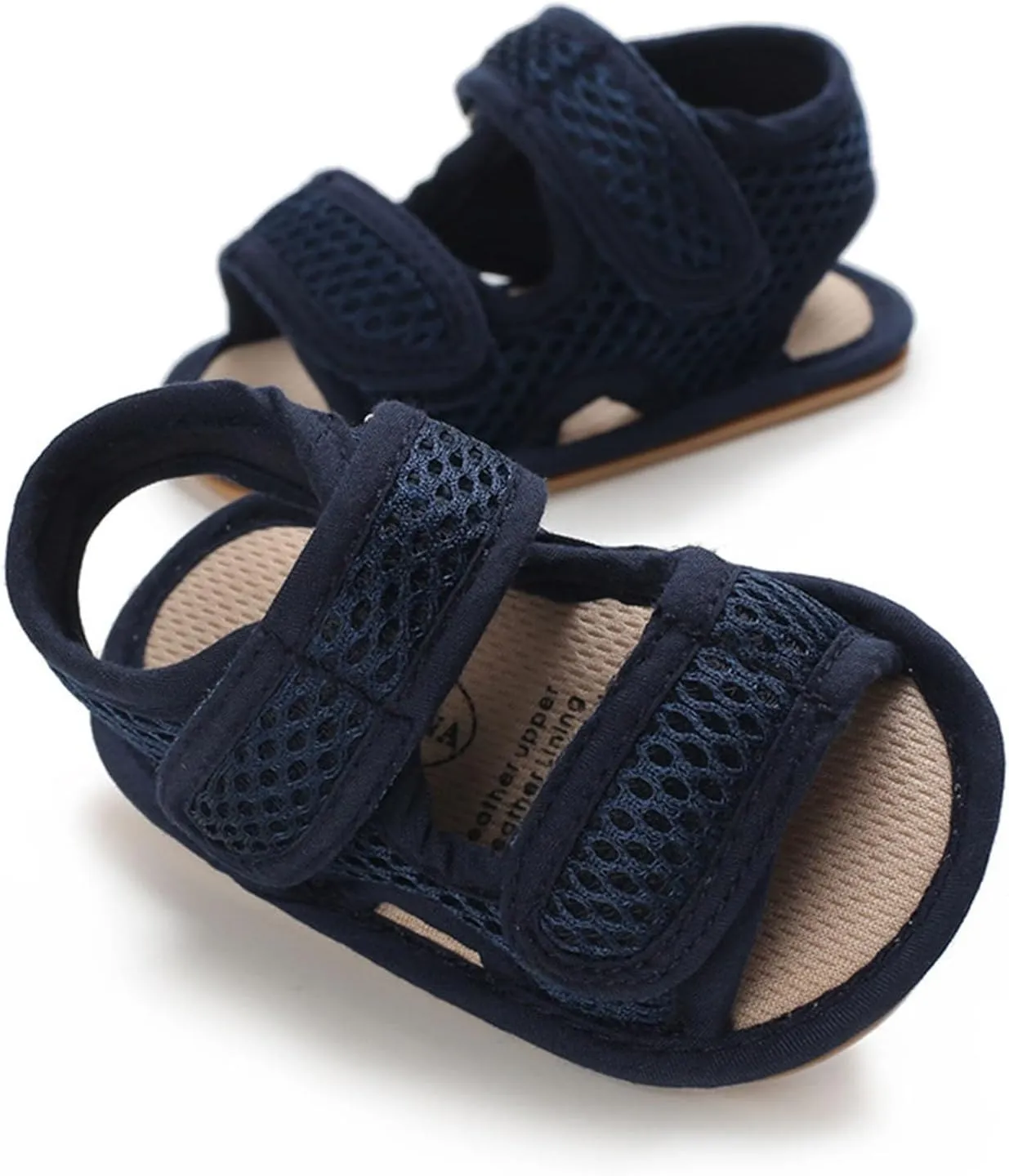 Baby Boys Girls Sandals Soft Anti-Slip Breathable Sandals Infant Summer Outdoor Beach Shoes Toddler First Walkers Crib Shoes