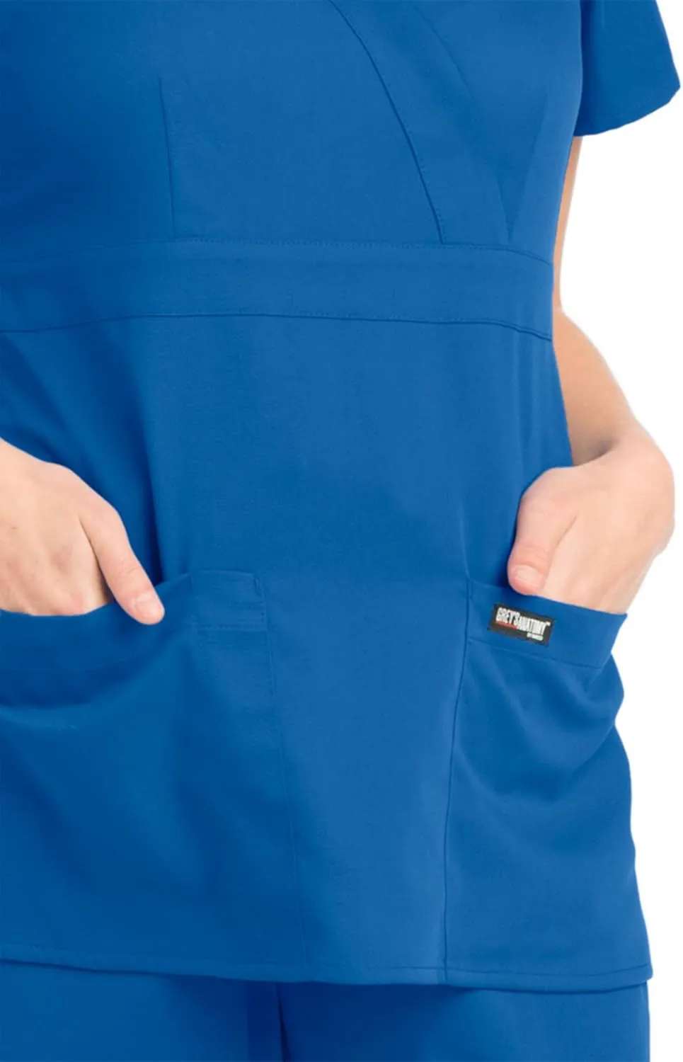 BARCO Grey's Anatomy Scrubs - Riley Scrub Top for Women, V-Neck Super-Soft Women's Scrub Top