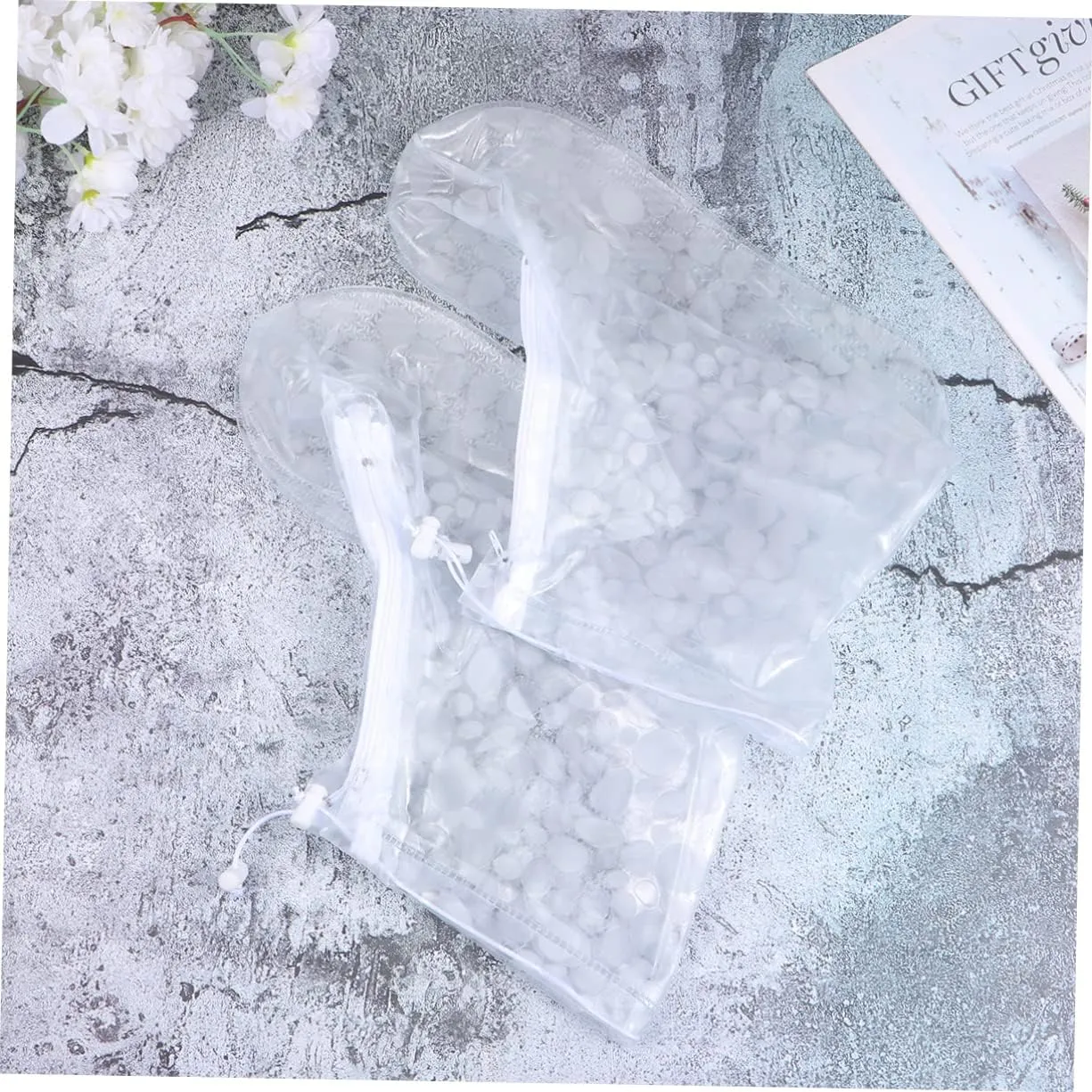 BESPORTBLE 2 Pairs Rainproof Shoe Covers Rain Shoe Covers Overshoes Waterproof Shoe Protector High Top Water Shoes