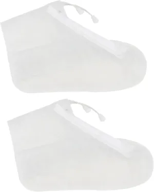 BESTYASH 1pair Shoe Cover Rain Boots Water Proof Boots Shoes Cover Rainy Day Overshoes Waterproof Shoe Covers for Boots Rain Shoe Covers Shoe Cover Boots Rain Overshoe White Pvc