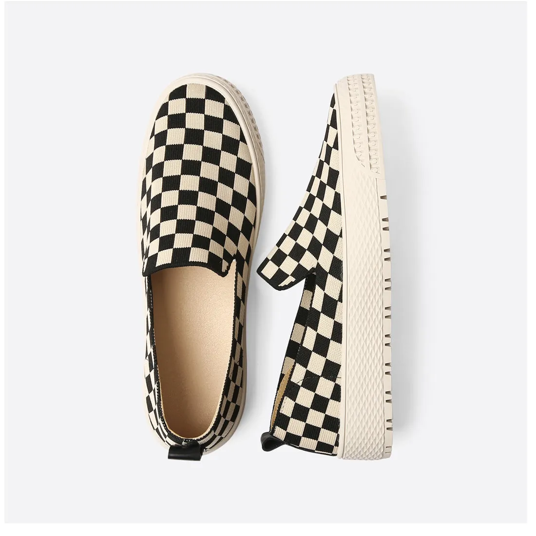 binfenxie- Women Minimalist Slip-On Casual Sneakers