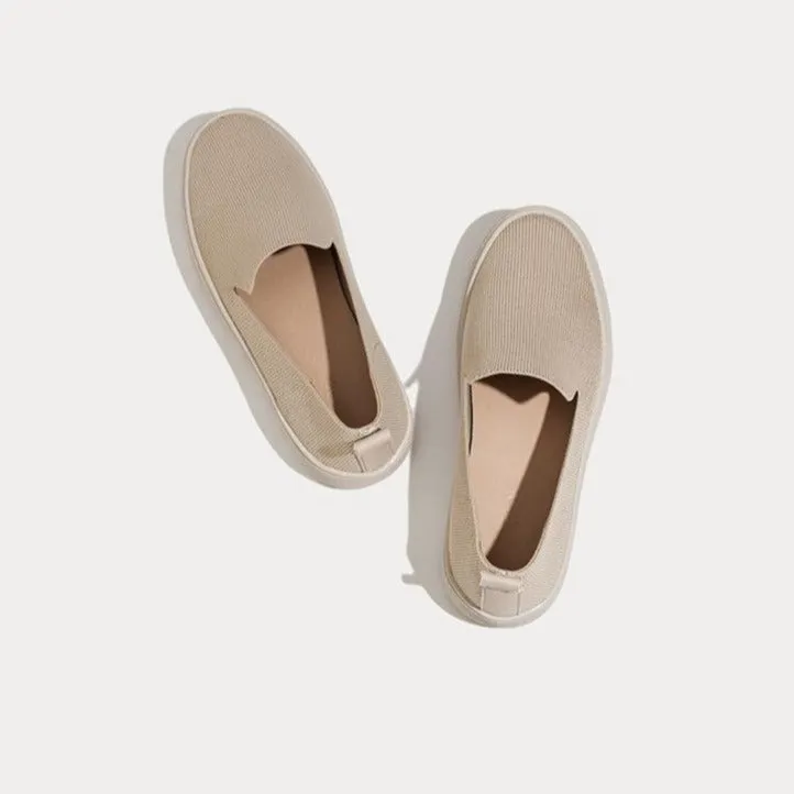 binfenxie- Women Minimalist Slip-On Casual Sneakers