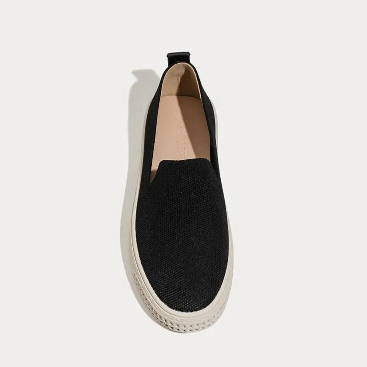 binfenxie- Women Minimalist Slip-On Casual Sneakers