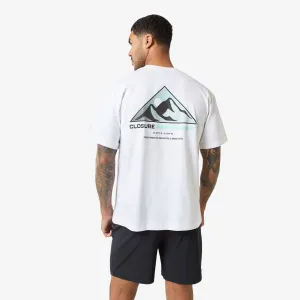 Bitmap Mountain Logo T-Shirt | White