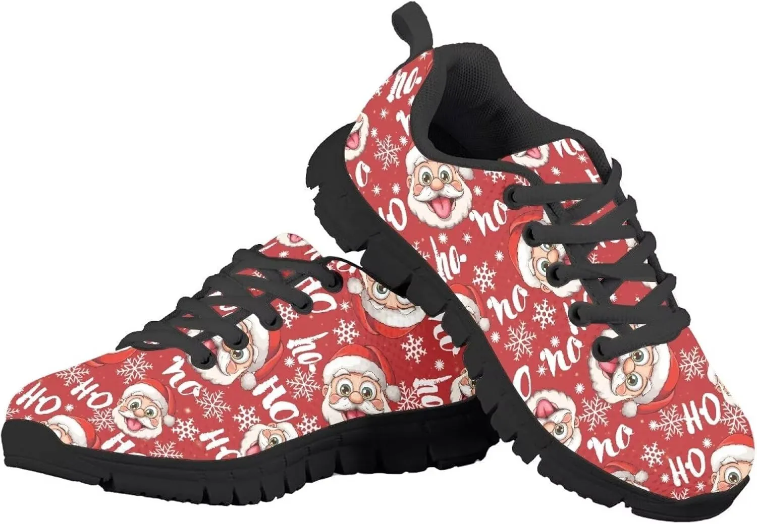 Boy Girls Tennis Shoe Sport Running Shoe Christmas Sneaker Lightweight Breathable Lace Up Mesh Athletic Shoe US11-5
