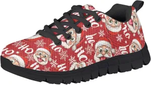 Boy Girls Tennis Shoe Sport Running Shoe Christmas Sneaker Lightweight Breathable Lace Up Mesh Athletic Shoe US11-5