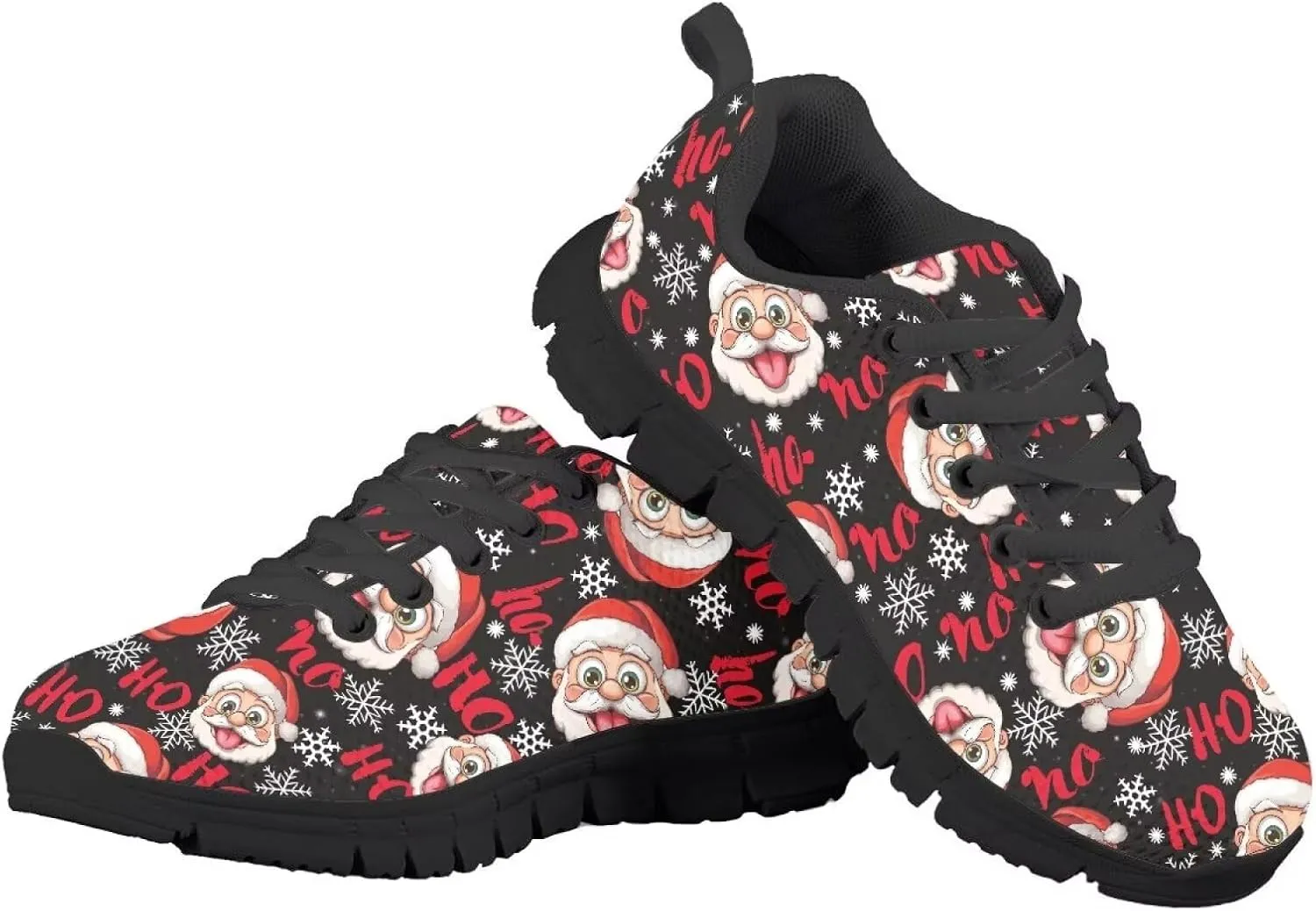 Boy Girls Tennis Shoe Sport Running Shoe Christmas Sneaker Lightweight Breathable Lace Up Mesh Athletic Shoe US11-5