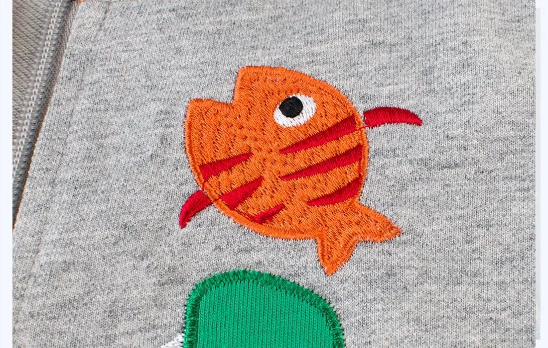 Boys Zip-up Dinosaur Hoodies Toddler Light Jackets Zipper Sweatshirt