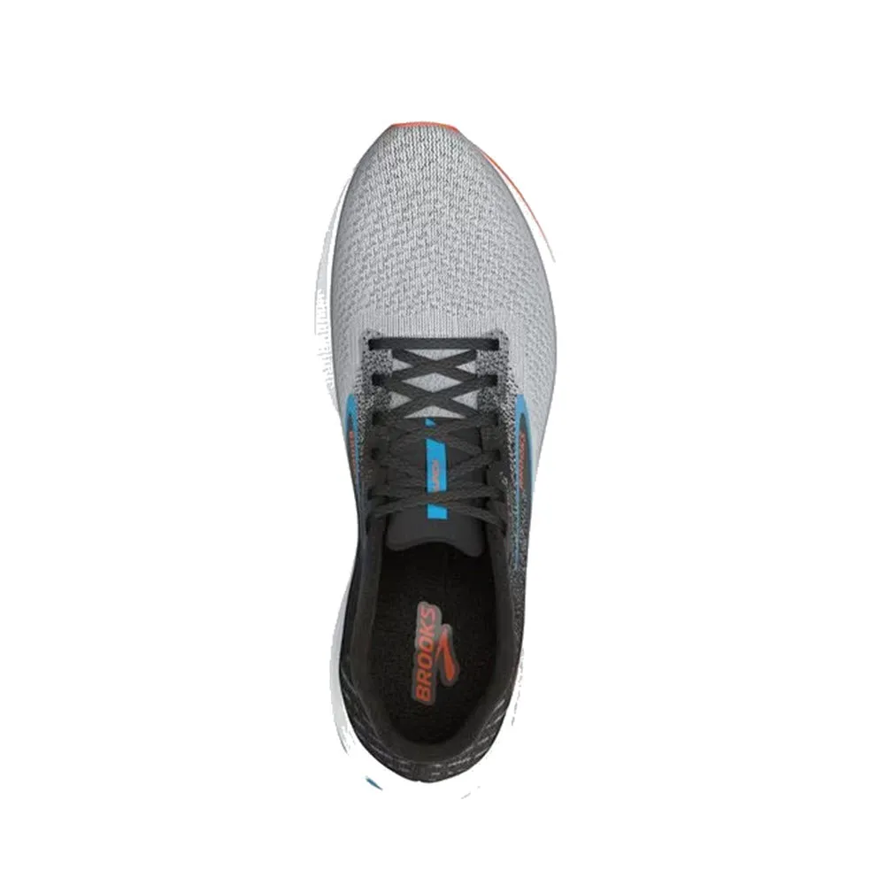 BROOKS LAUNCH 10 BLACK/GREY/ORANGE CLOWN FISH - MENS