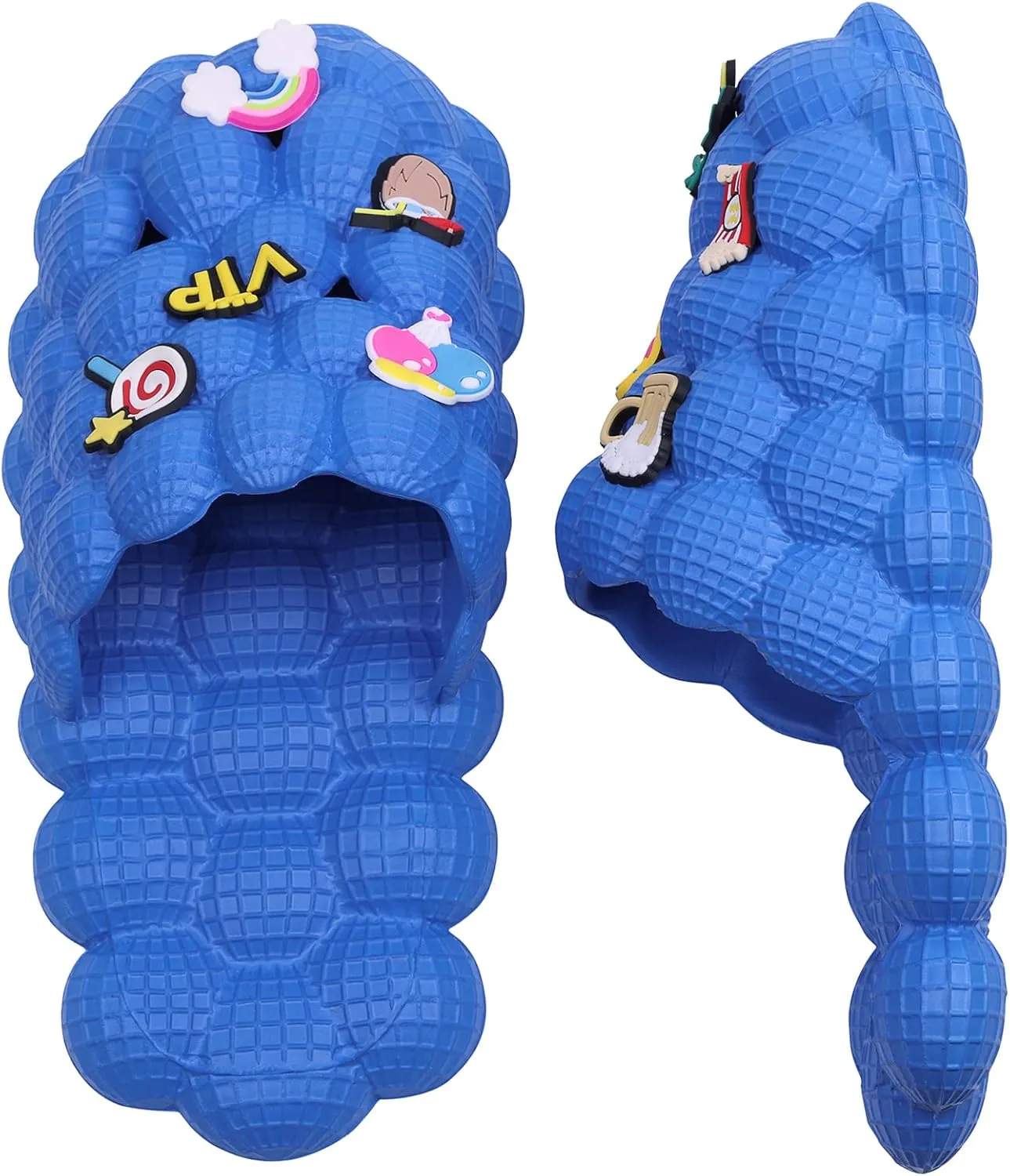 Bubble Slides for Kids Boys Girls Funny Lychee Slipper Sandals for Beach Pool Bedroom Bath