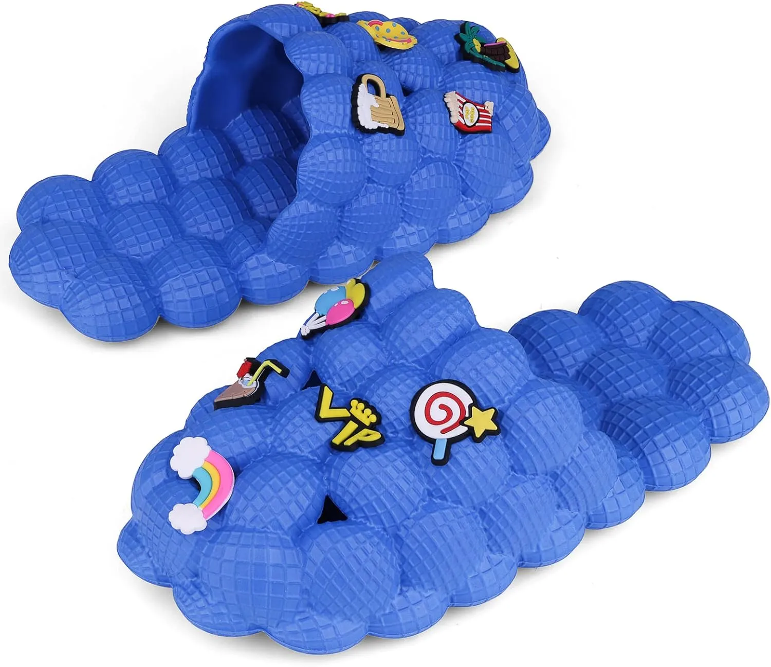 Bubble Slides for Kids Boys Girls Funny Lychee Slipper Sandals for Beach Pool Bedroom Bath