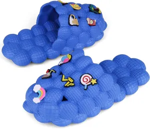 Bubble Slides for Kids Boys Girls Funny Lychee Slipper Sandals for Beach Pool Bedroom Bath