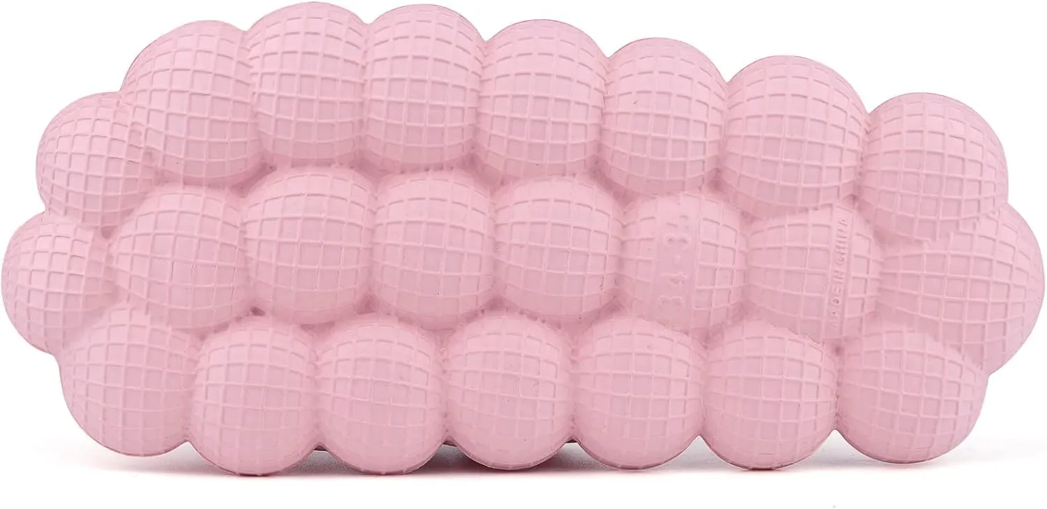 Bubble Slides for Kids Boys Girls Funny Lychee Slipper Sandals for Beach Pool Bedroom Bath