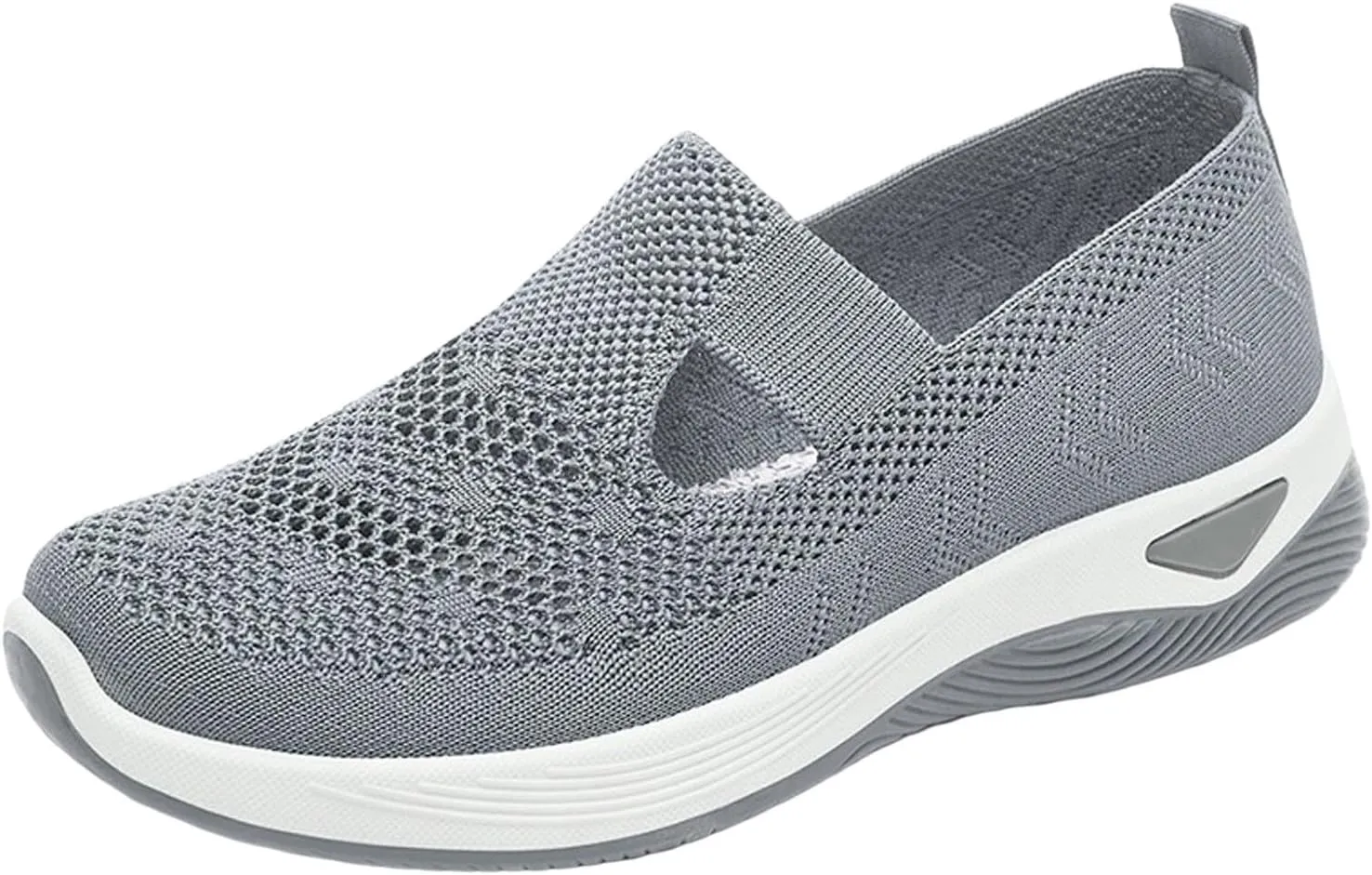 Cathalem Orthopedic Shoes for Women, Go Walking Slip on Diabetic Foam Shoes Hands Free Slip in Sneakers Arch Support