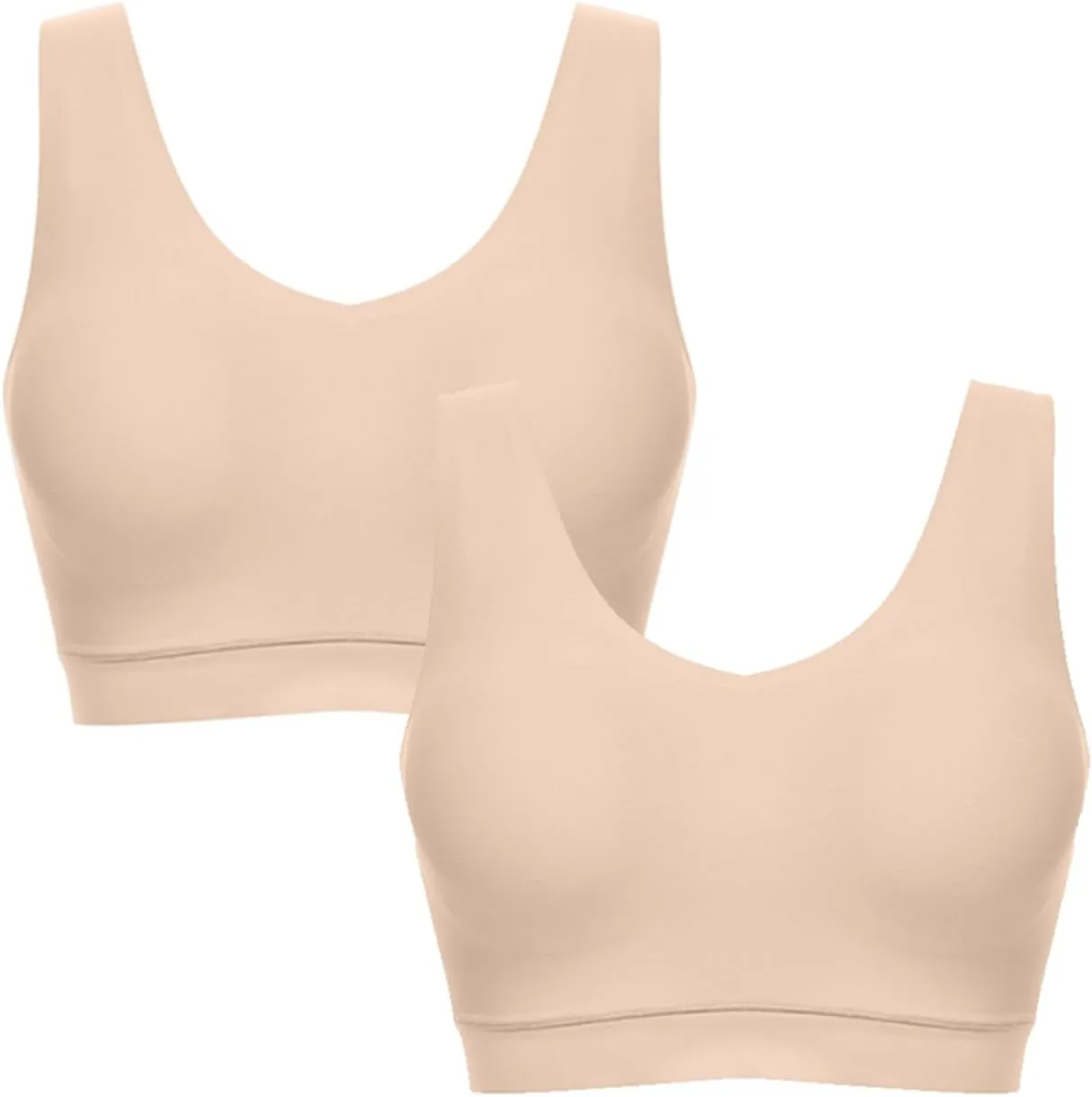 Chantelle Women's Soft Stretch Padded V-Neck Bra Top