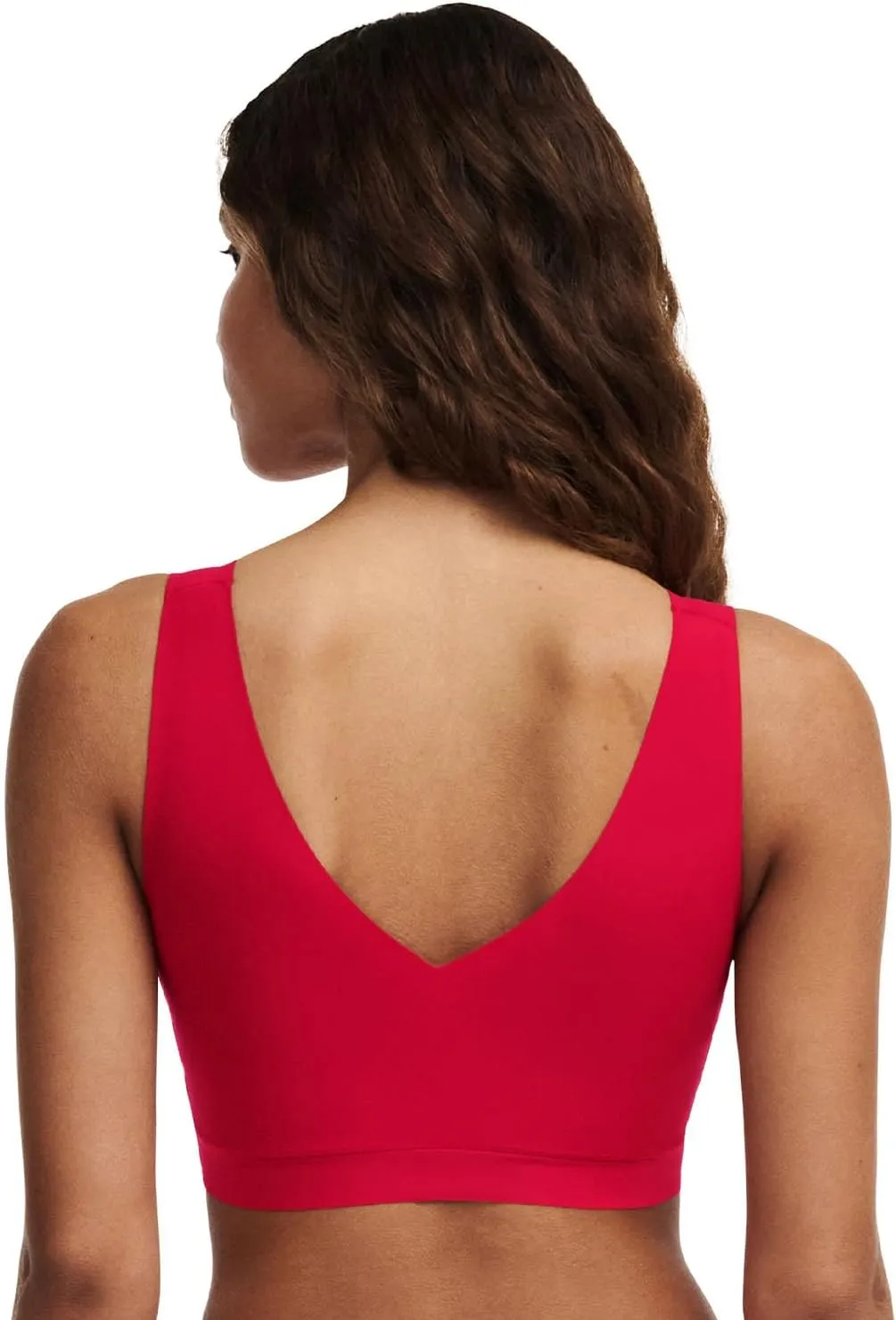 Chantelle Women's Soft Stretch Padded V-Neck Bra Top