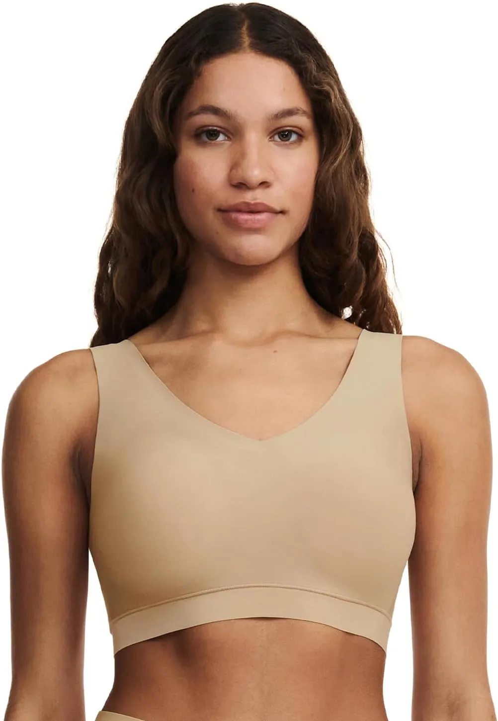 Chantelle Women's Soft Stretch Padded V-Neck Bra Top
