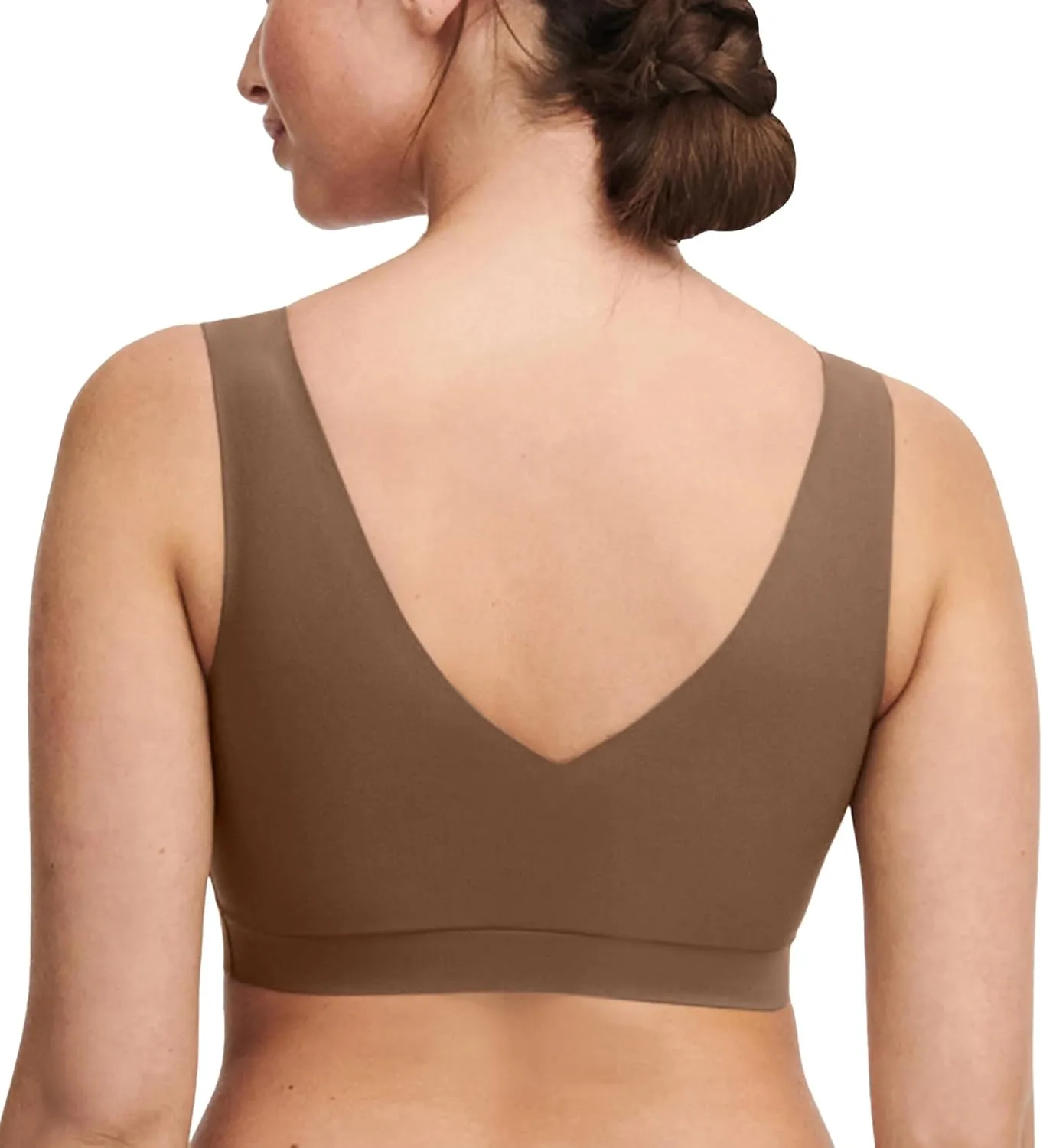 Chantelle Women's Soft Stretch Padded V-Neck Bra Top