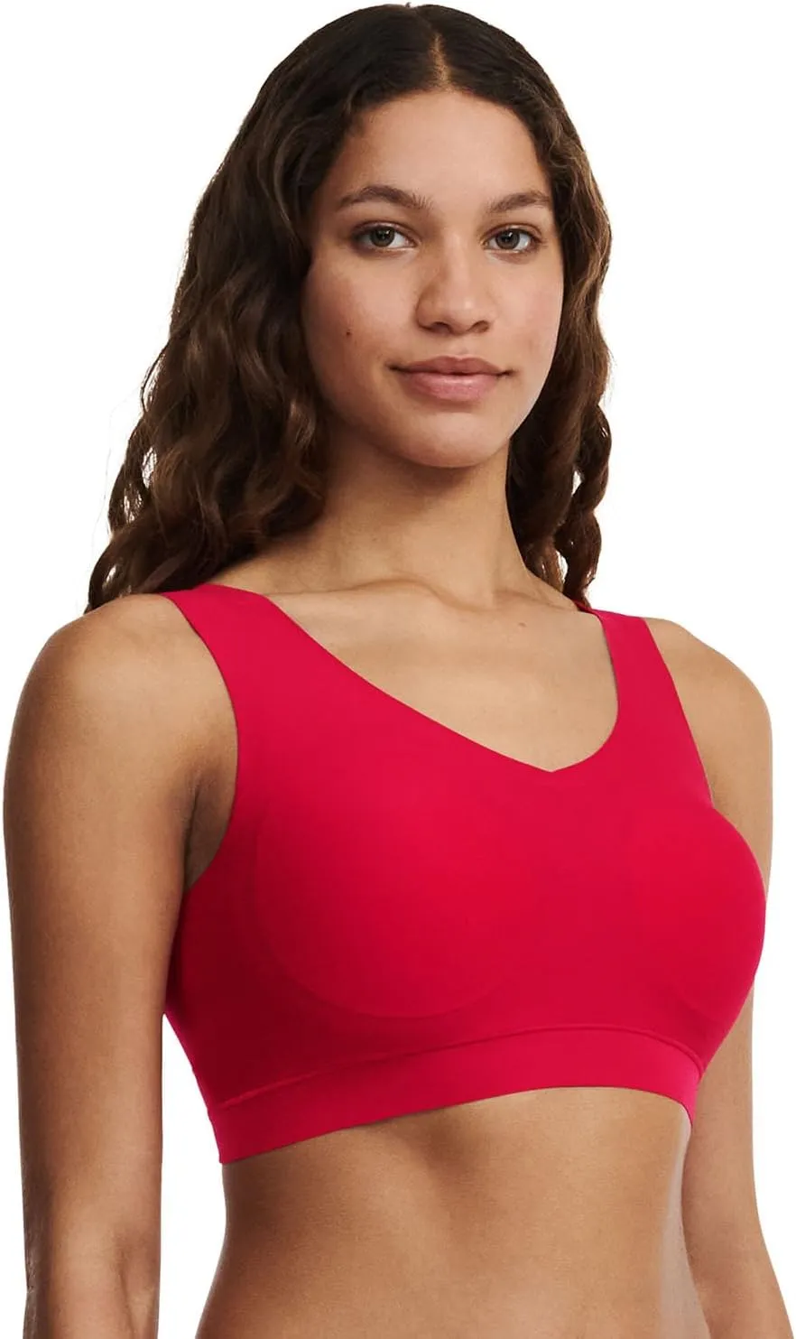 Chantelle Women's Soft Stretch Padded V-Neck Bra Top