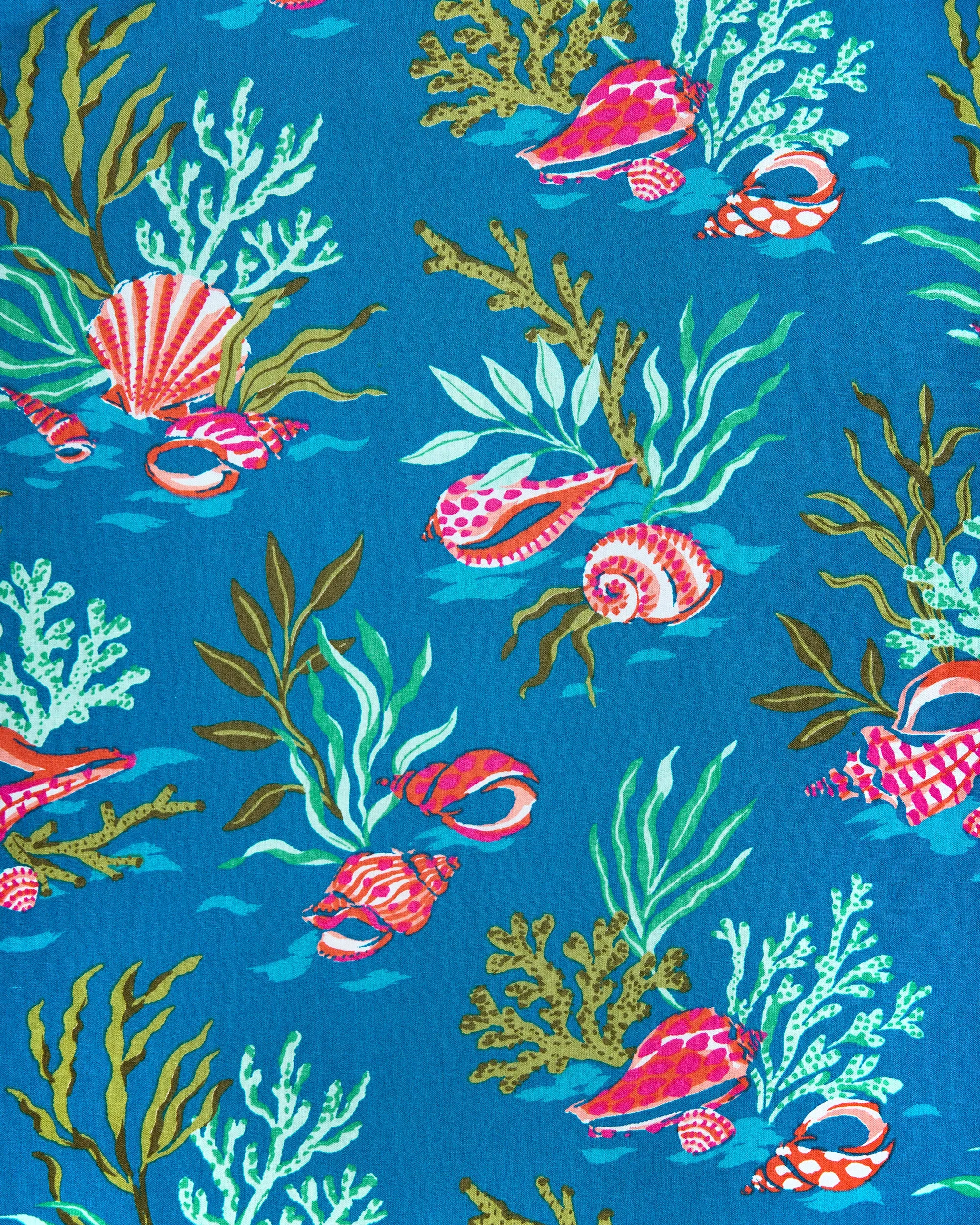Coral & Conch - Ruffle Shorts - Ocean Breeze