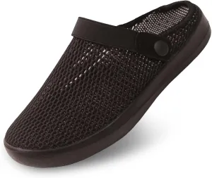 Couples' Spring and Summer Fashion Color Matching Mesh Breathable Non Slip Wet Slippers Slides Size 11 Women