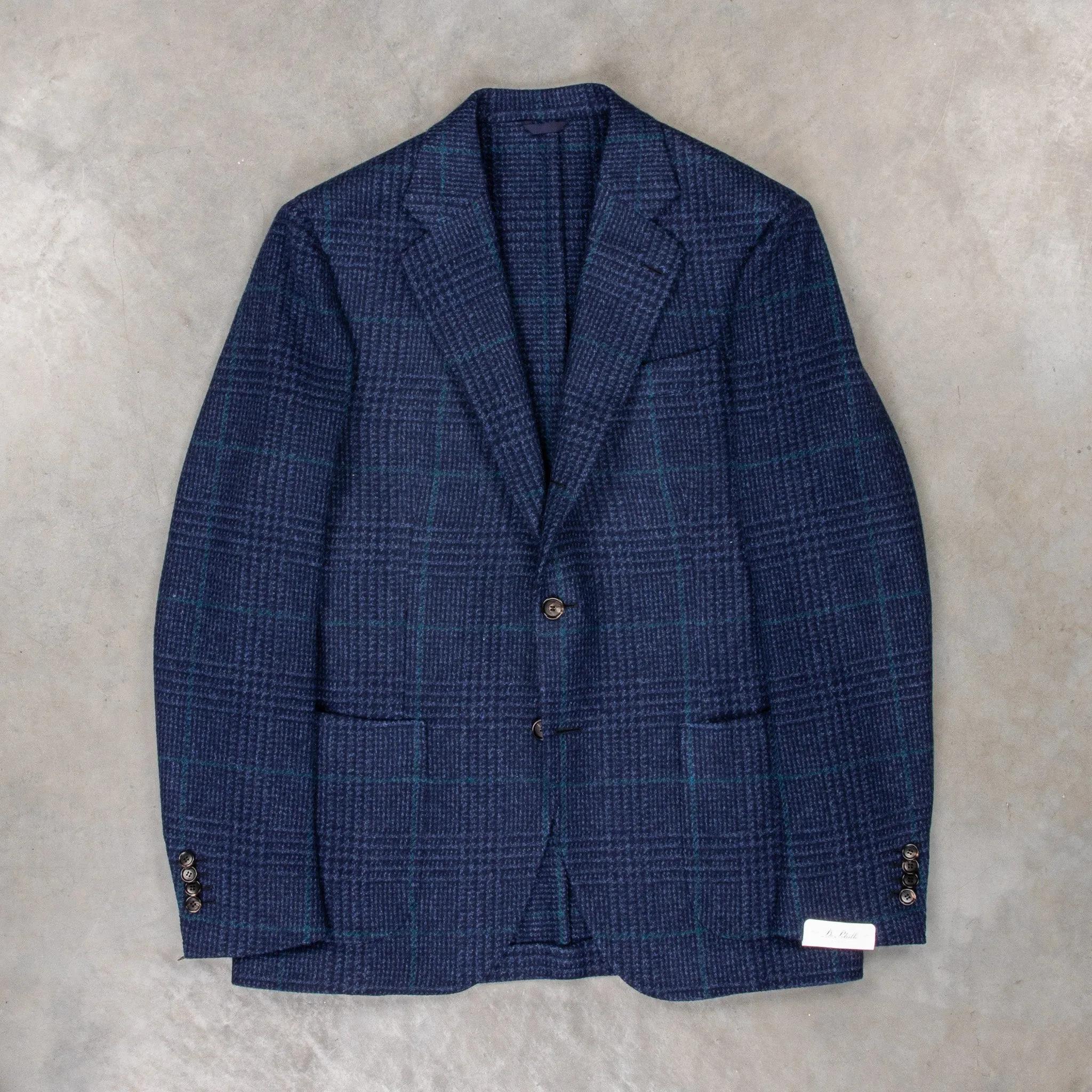 De Petrillo Posillipo Jacket Prince of Wales Navy