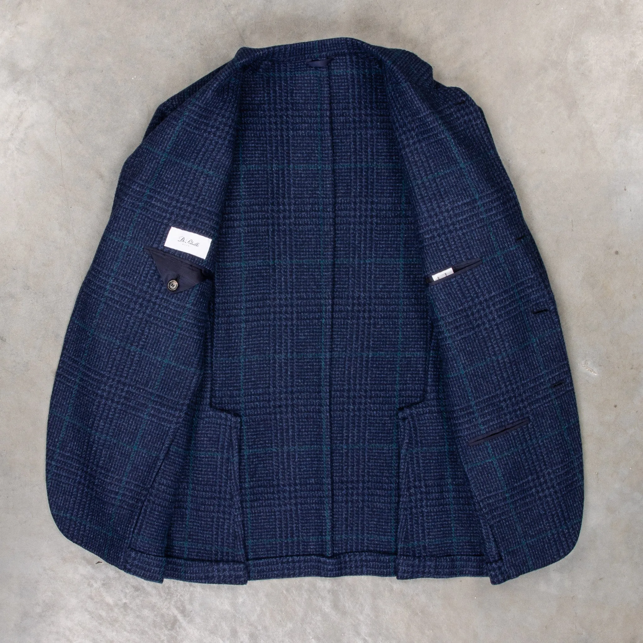 De Petrillo Posillipo Jacket Prince of Wales Navy