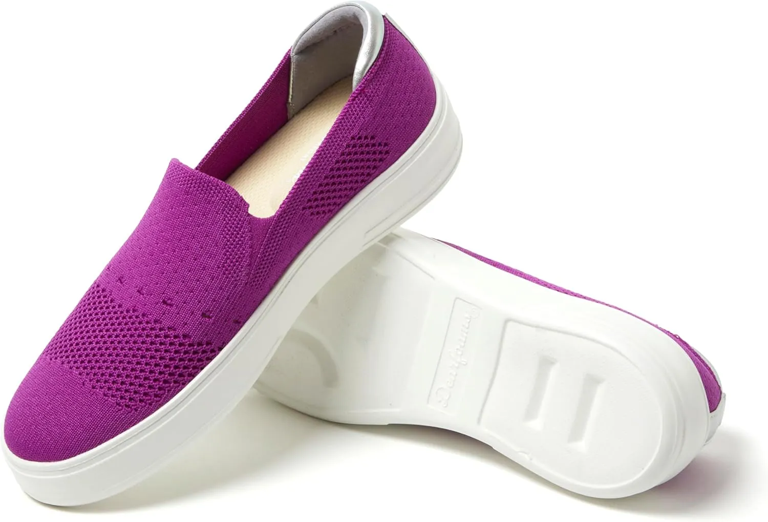 Dearfoams Women's Slip-On Lightweight Comfortable Sophie Loafers with Arch Support