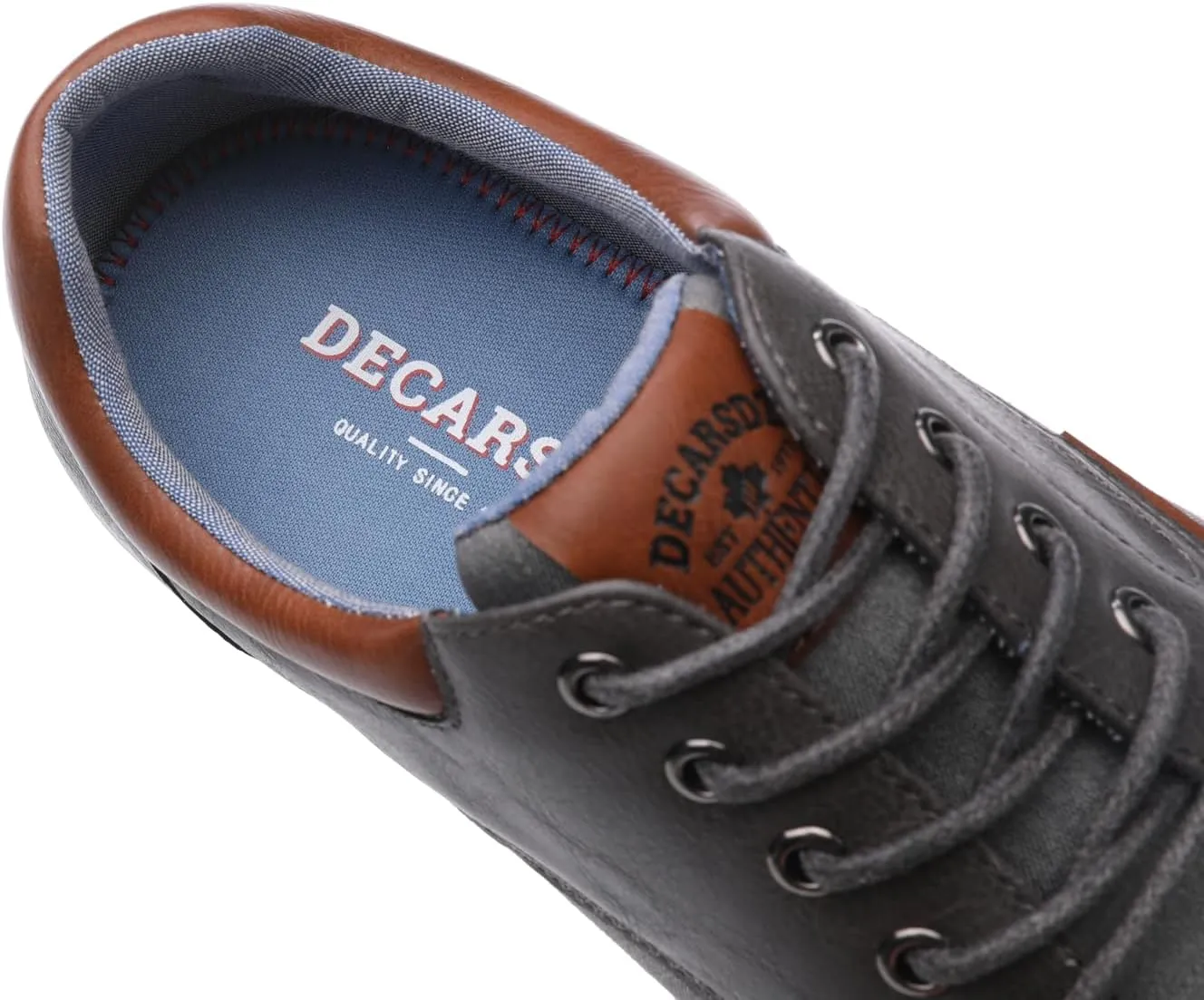 DECARSDZ Men's Fashion Dress Sneakers Comfortable Casual Skate Shoe Walking Oxford Shoes