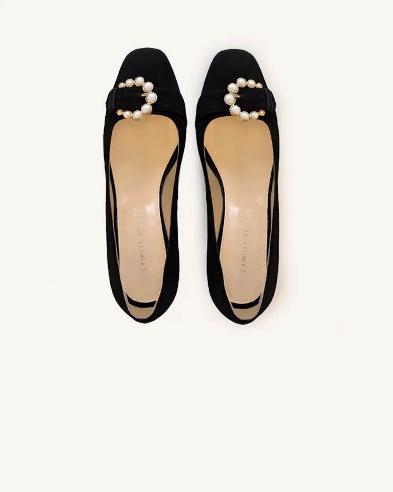 (Delivery January) Talia Black Pumps