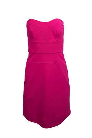 Diane von Furstenberg - Magenta Mini Tube Dress Sz 6