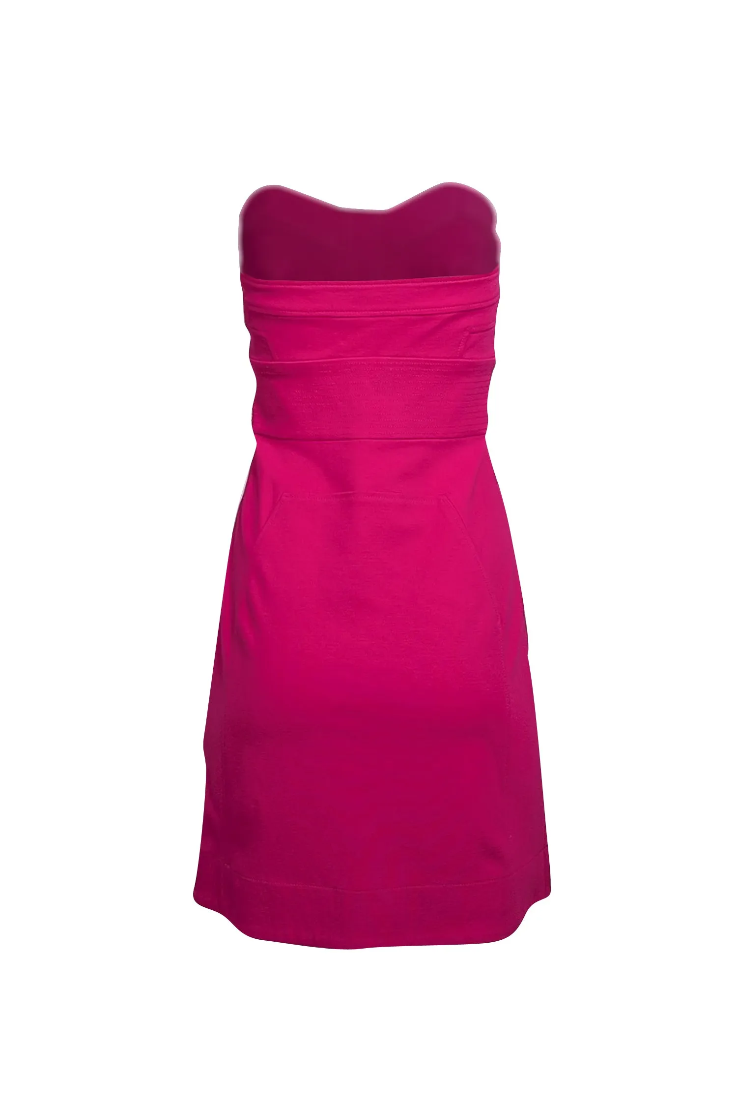 Diane von Furstenberg - Magenta Mini Tube Dress Sz 6