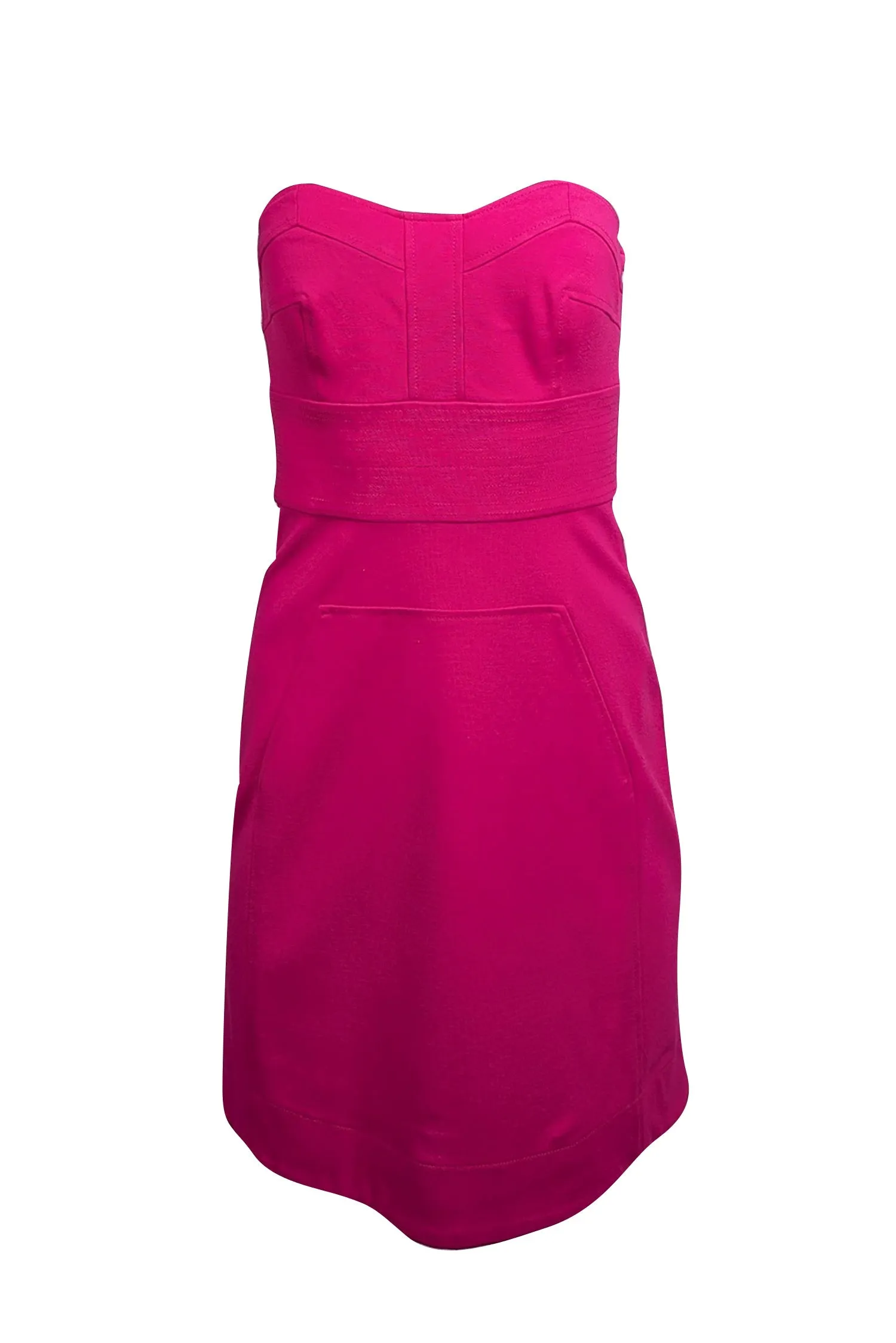 Diane von Furstenberg - Magenta Mini Tube Dress Sz 6