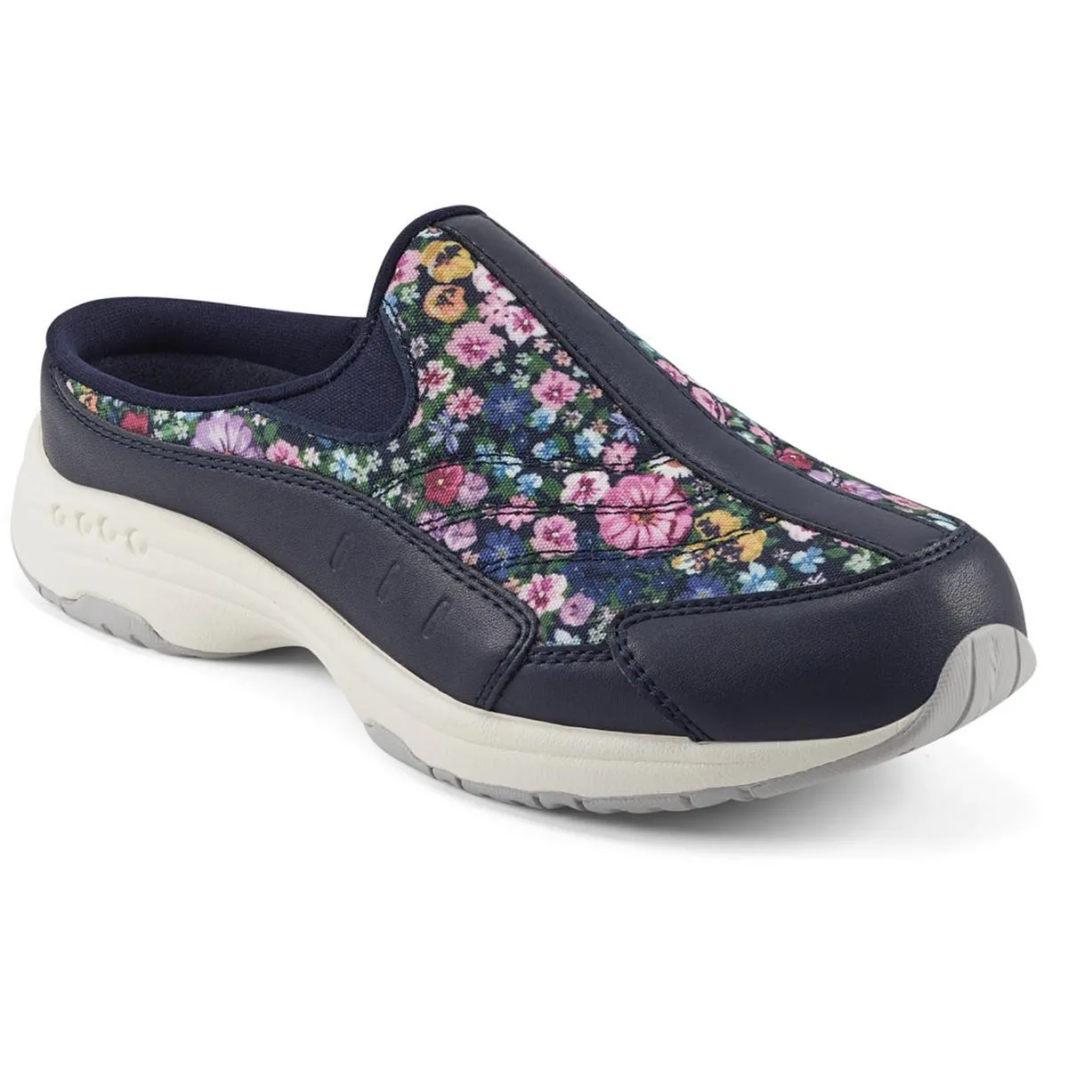 Easy Spirit Womens Travel Time Padded Insole Padded Insol Mules