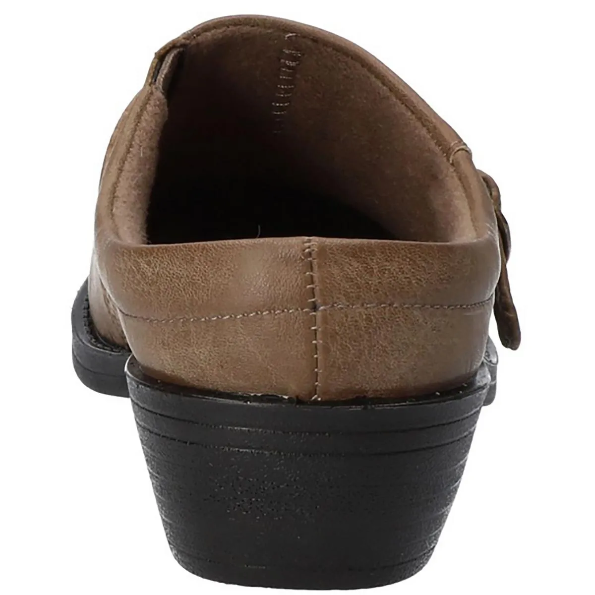 Easy Street Womens Engage Faux Leather Slip-On Mules