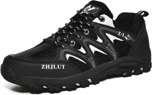 Ellniges]Men's Lightweight Waterproof Hiking Shoes | Comfortable Breathable Outdoor Walking ers for Spring/Summer | for Climbing, Running, and TravelLightweight & Waterproof