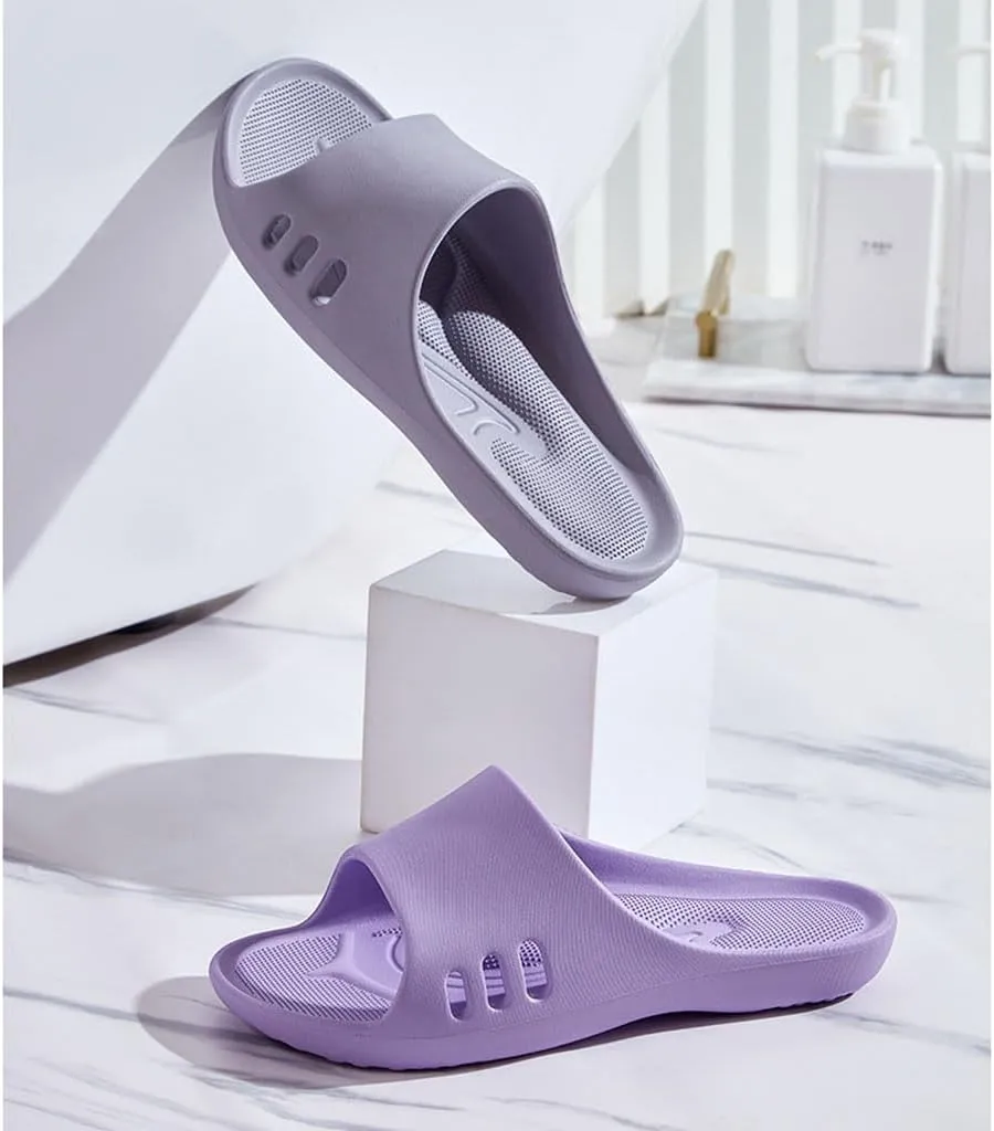 EVA Fashion Slippers,Men Women'sFoot arch Cushion Massage Slippers for Indoor Home Use,Lightweight and non slip Casual one Line Sandals