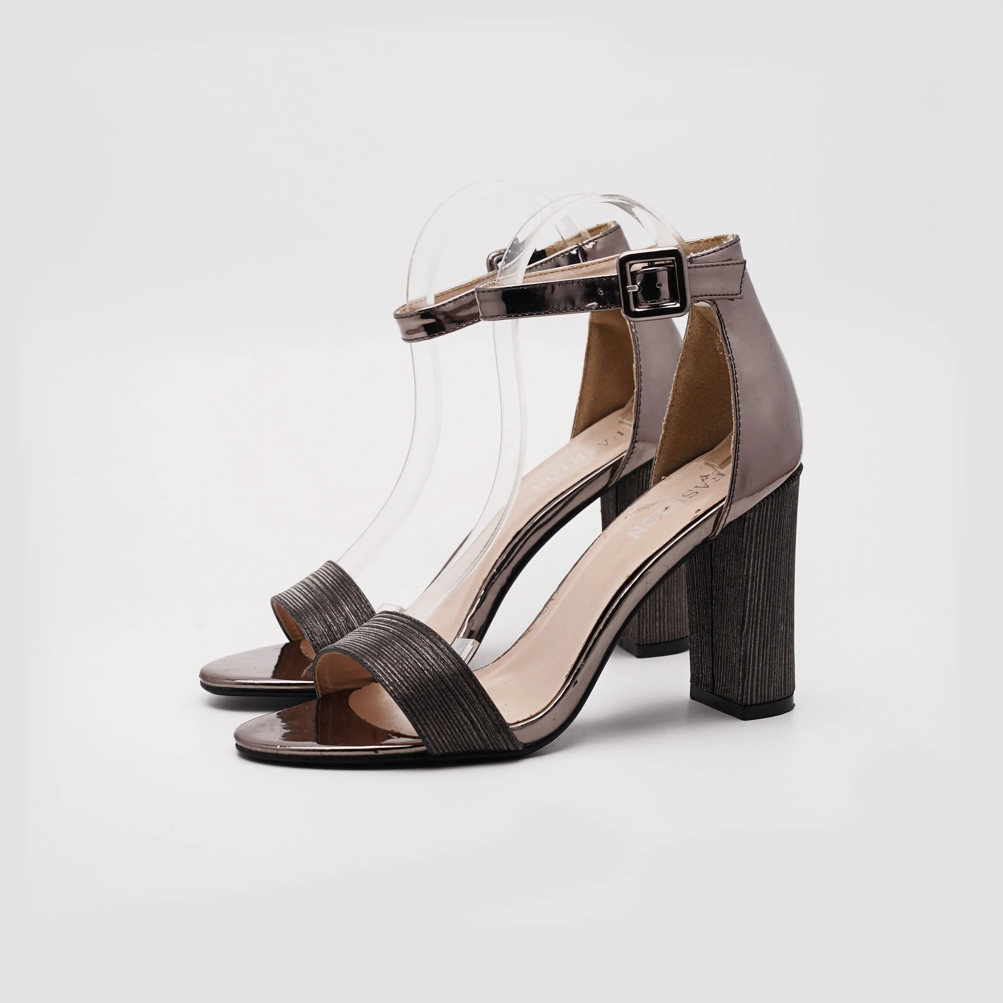 Fashion Square Open Toe Heels