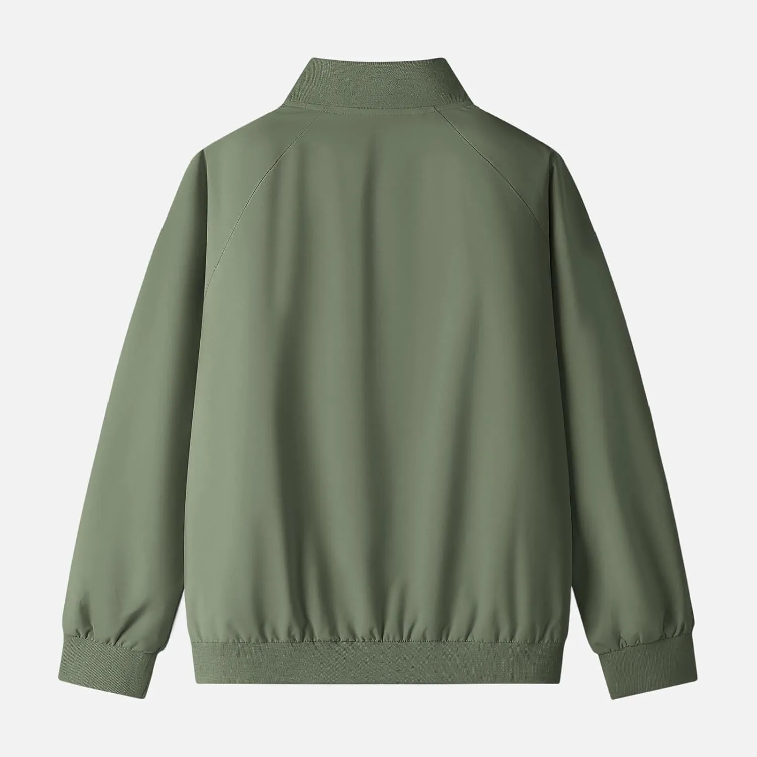 Finelylove Mens Bomber Jacket Lightweight Solid Zip Up Fall Windbreaker Casual Stylish Light Golf Jacket Big and Tall