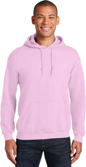 Gildan Men's Fleece Hooded -Sweatshirt, Style G18500 Light Pink