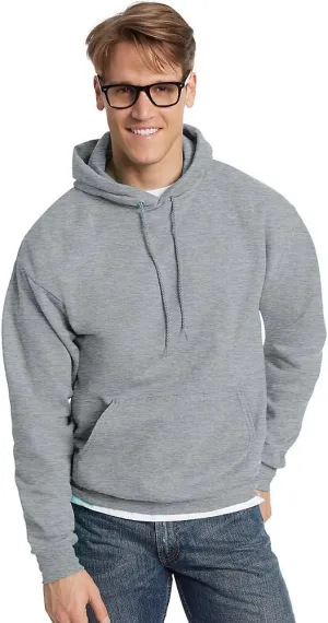 Hanes Mens ComfortBlend EcoSmart Pullover Hoodie Sweatshirt Light Steel
