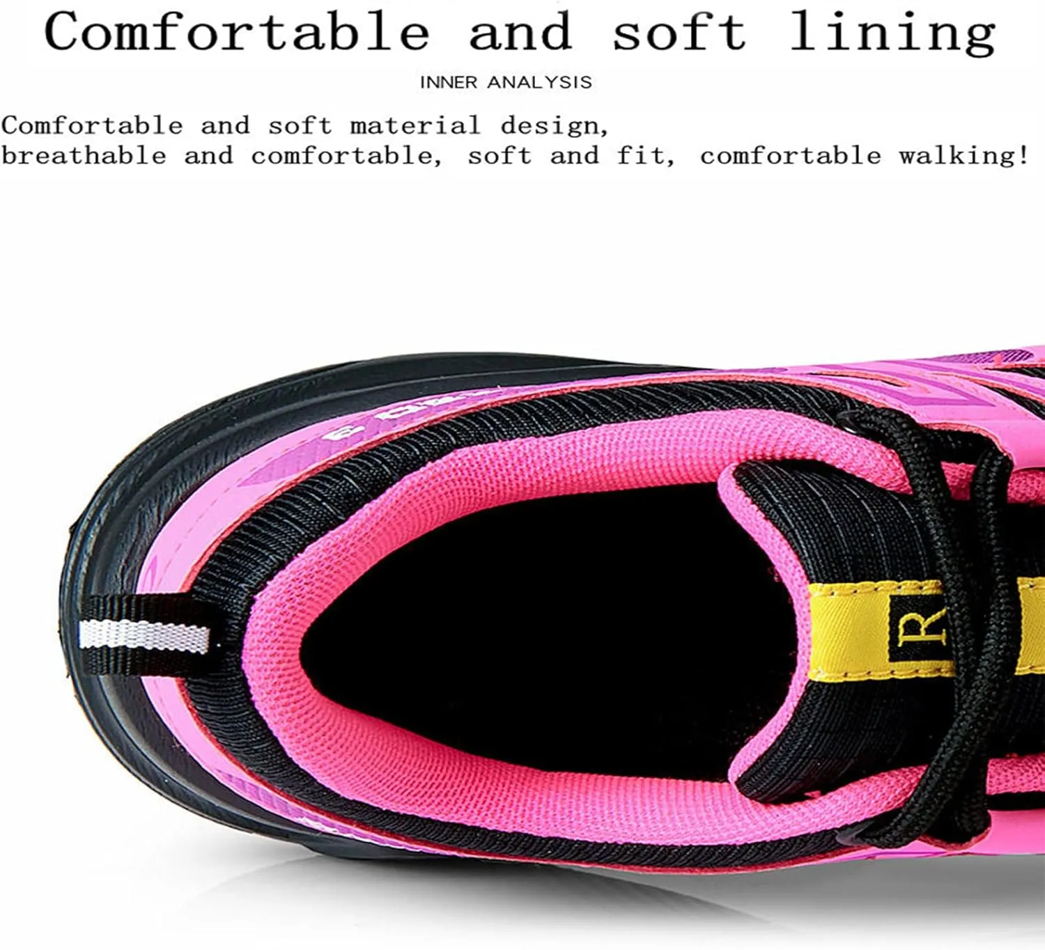 Hike Balance Shoes Women Men, Comfort Outdoor Sneakers, Breathable Non-Slip Wide Toe Box Climbing Boots, Trail Walking Running Camping Shoes