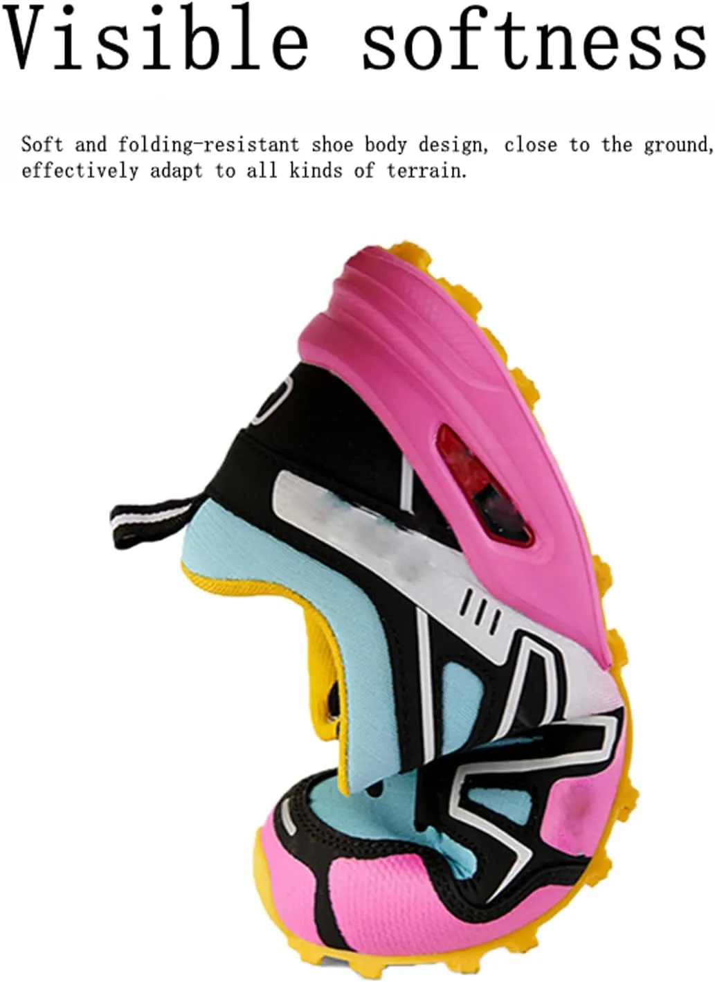 Hike Balance Shoes Women Men, Comfort Outdoor Sneakers, Breathable Non-Slip Wide Toe Box Climbing Boots, Trail Walking Running Camping Shoes