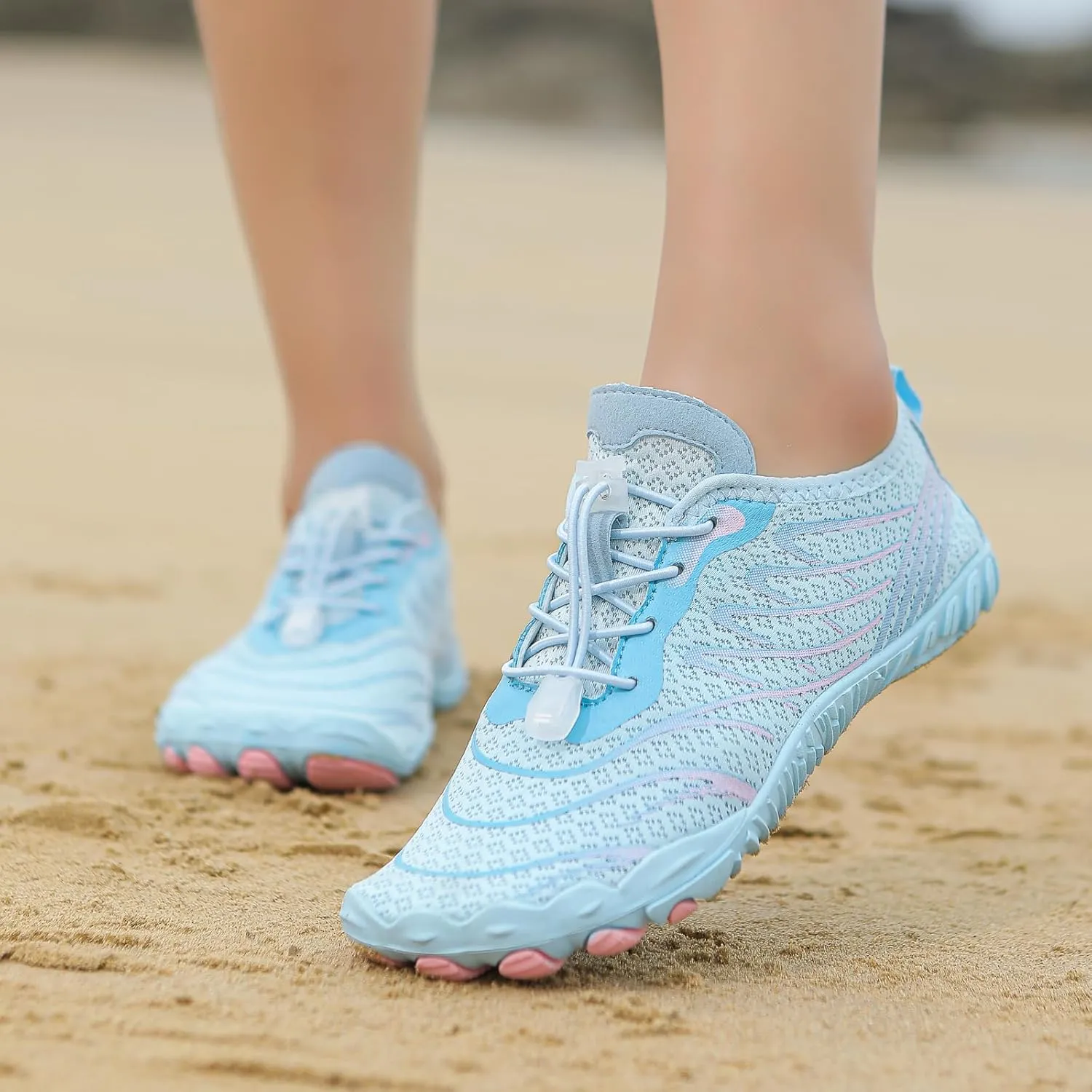 Hike Barefoot Shoes for Women Men Quick Dry Waterproof Barefoot Footwear Anti-Slip Grounding Shoes Running Healthy Athletic Sneaker Lightweight Beach Swim Outdoor Shoe