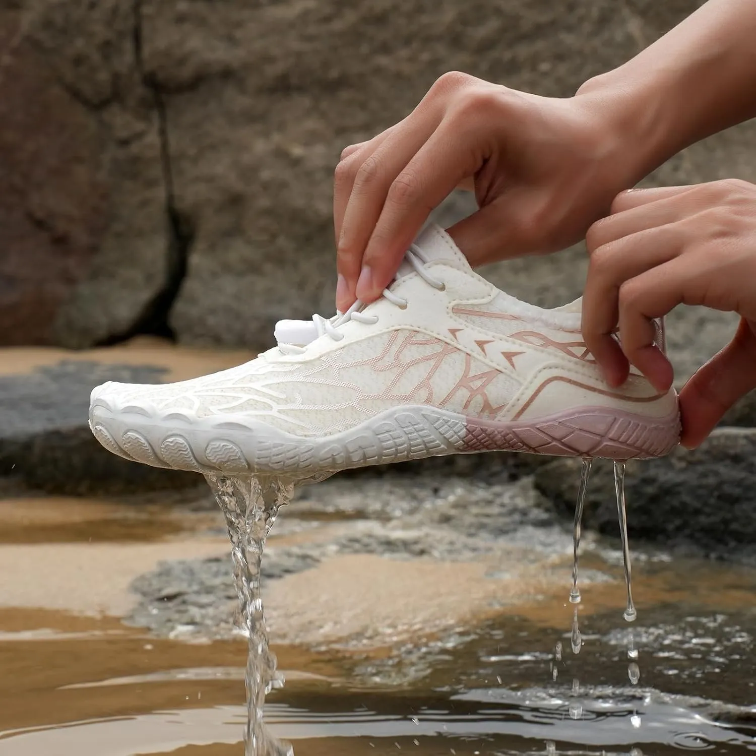 Hiking Footwear Womens,Pro - Healthy & Non-Slip Barefoot Shoes Unisex,Hike Outdoor Pro Barefoot Shoes with Wide Toe Box,Athletic Hiking Footwear Women Men