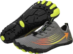Hiking Shoes for Women Men Wide Toe Box Healthy & Non-Slip Barefoot Shoes Summer Breathable Lightweight Water Shoes Unisex Quick Dry Outdoor Grounded Shoes for Exercising Running Riding Swimming