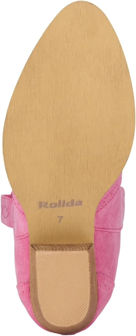 HISEA Rollda Cowboy Boots Women Western Boots Cowgirl Boots Ladies Pointy Toe Fashion Boots